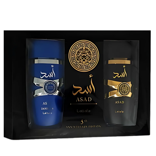 SET REGALO CON ASAD & ASAD ZANZIBAR EAU DE PARFUM (2X100ML)